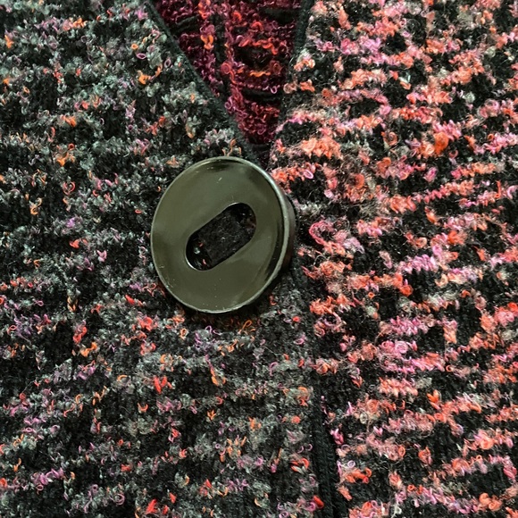 Anthropologie Curio Color Block Button /Snap Front Knit Cardigan S - Picture 12 of 13